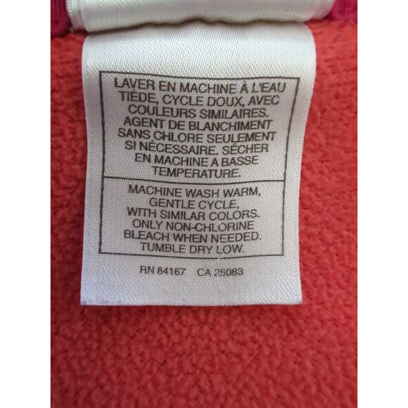 VTG Disney Store Exclusive Winnie the Pooh QTR Zip Fleece womens size M Fuschia - Picture 5 of 7